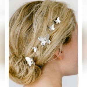 Jennifer Behr Pippa Bobby Pins - Silver